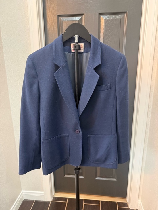 Pendleton Jackets & Blazers - Vintage Pendleton Navy Single-Button Jacket